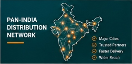 Pan-India Pharmaceutical Distribution Network Graphic